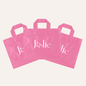 Branded Plastic Loop Bags (50 Pcs)