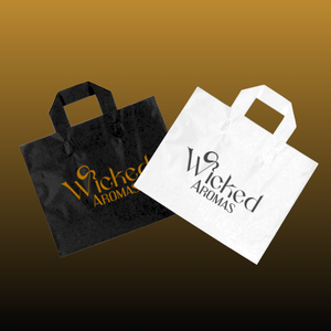 Branded Classic Plastic Loop Bags (50 Pcs)