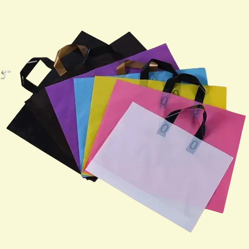 Branded Classic Plastic Loop Bags (50 Pcs)