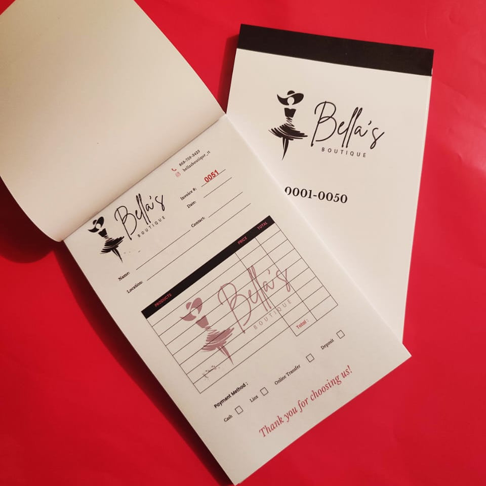 Custom Invoice Books (Carbonless)