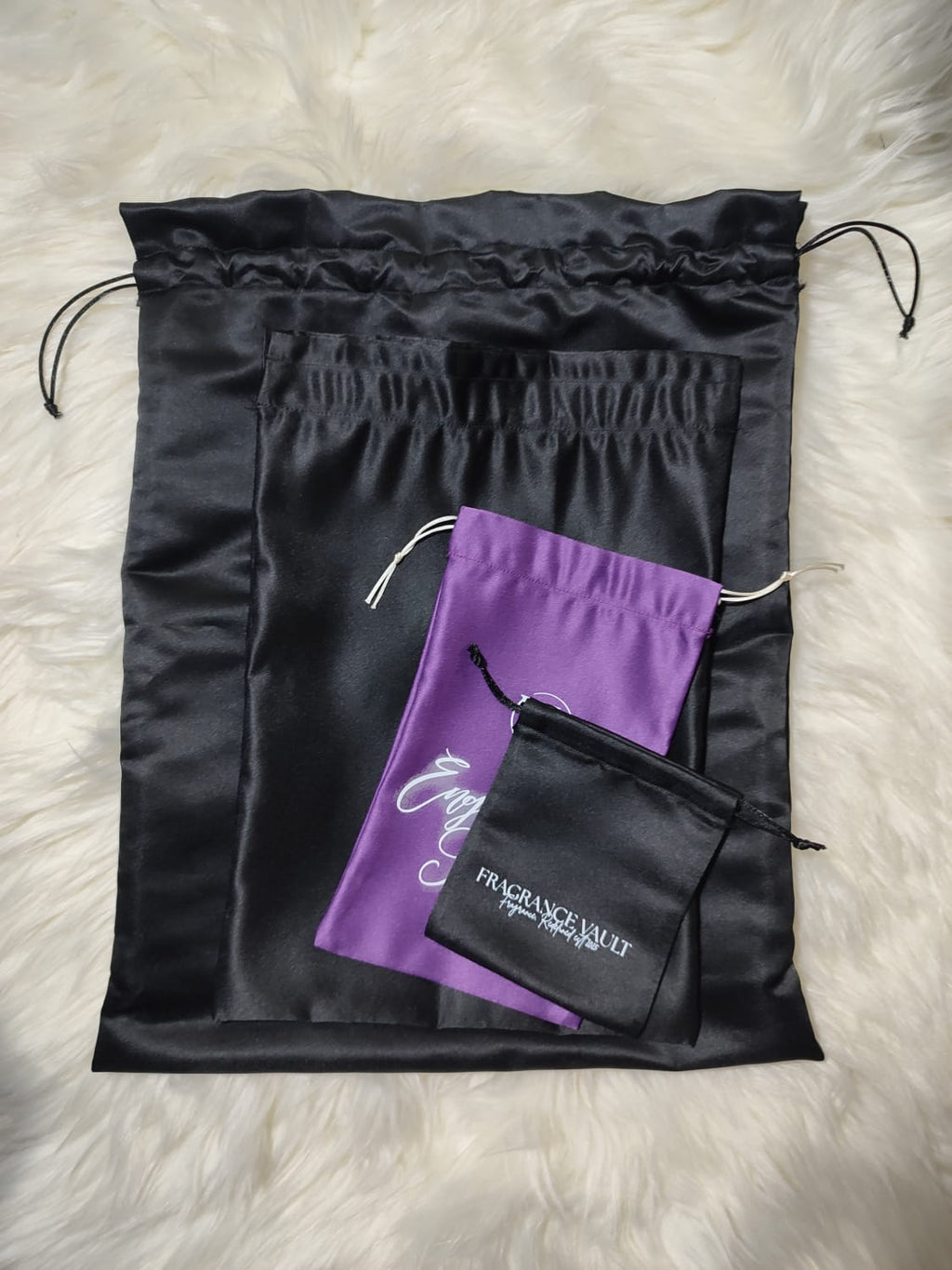 Branded Luxe Satin Bags