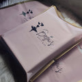 Branded Luxe Plastic Die Cut Bags (24 Pcs)