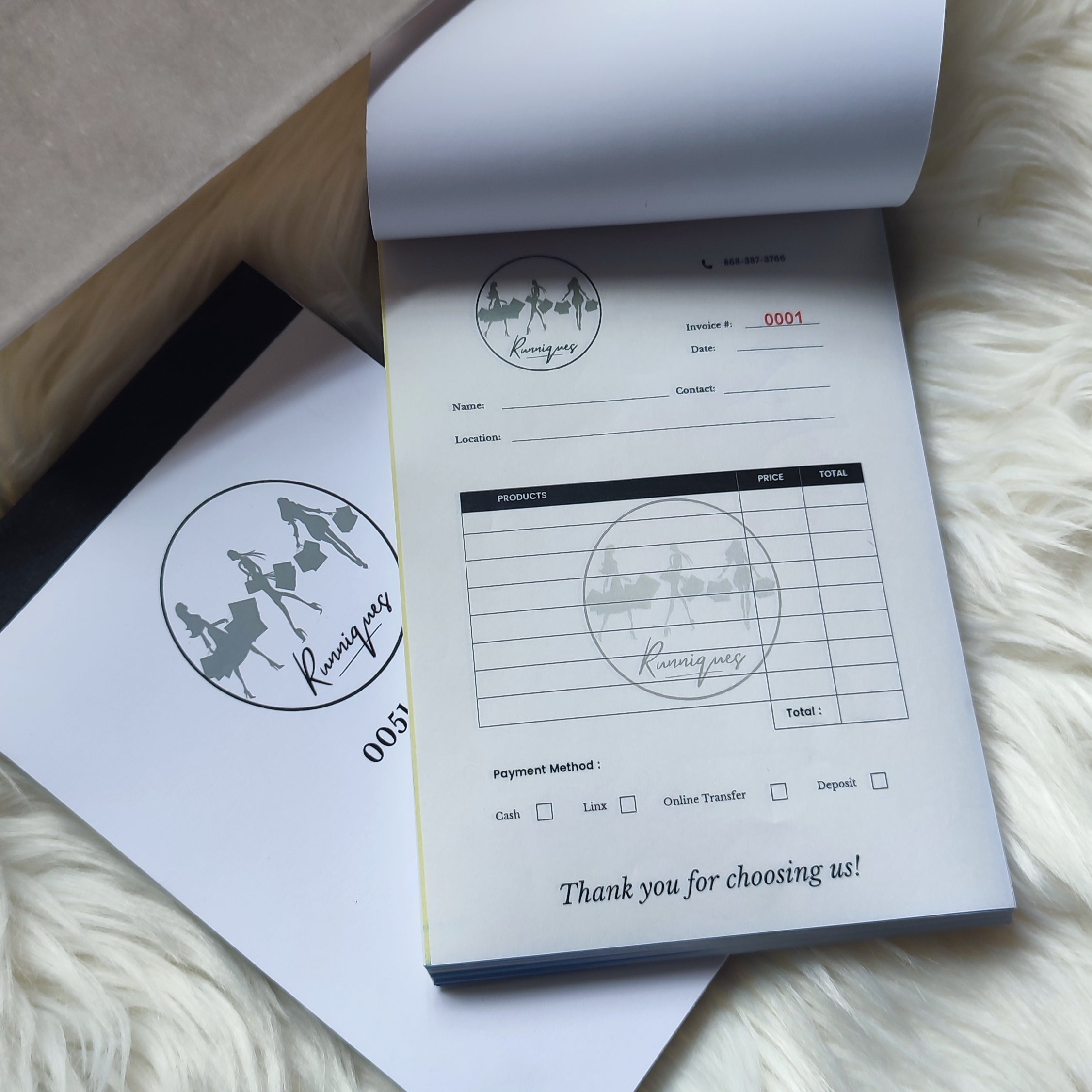 Custom Invoice Books (Carbonless)